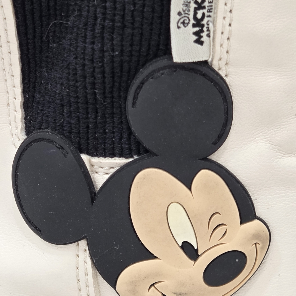 Zara Mickey Mouse Boots Side Zip Platform Lug Sole Size EU 36/US 5.5 Women's - Picture 7 of 15